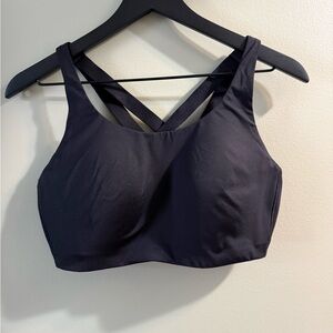 Lululemon Athletica Black Cross-Back Sports Bra